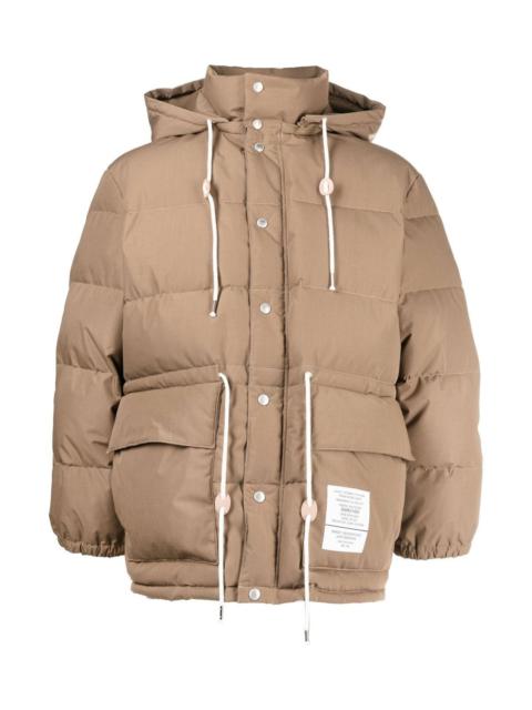 NEIGHBORHOOD LOGO-PATCH PADDED JACKET