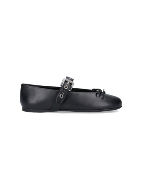 Miu Miu leather ballerinas