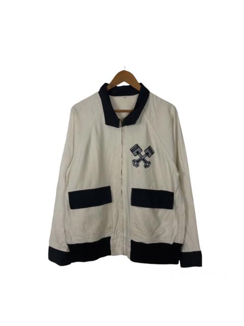 Other Designers Workers - VINTAGE ZIPPER JACKET ENGINEMOUNTING BIG LOGO STREETFASHION