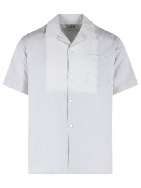 Maison Margiela Maison Margiela Cotton Shirt With Grey Bowling Collar Men