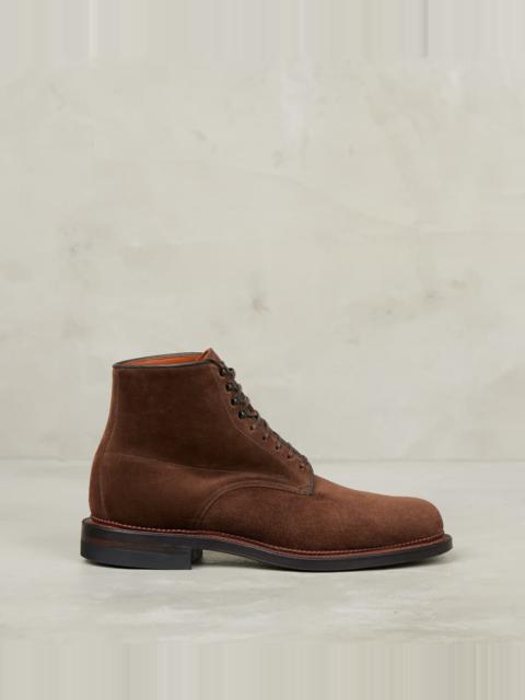 VIBERG Navvy Boot - 1940 - Leather - CF Stead Sepia Janus Calf Suede