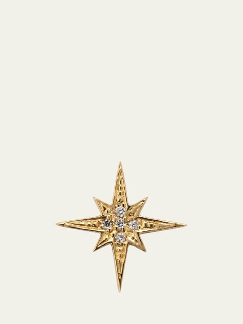 SYDNEY EVAN Diamond Starburst Stud Earring, Single