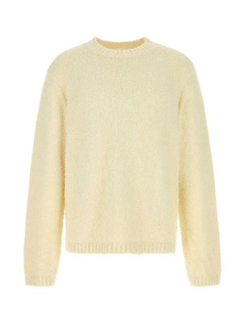Séfr Sefr Men Ivory Cotton Blend Oversize Odilon Sweater