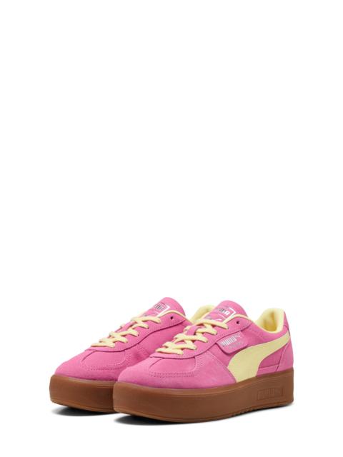 PUMA PUMA Palermo Elevata Platform Sneaker in Posie Pink/Gold Moon at Nordstrom