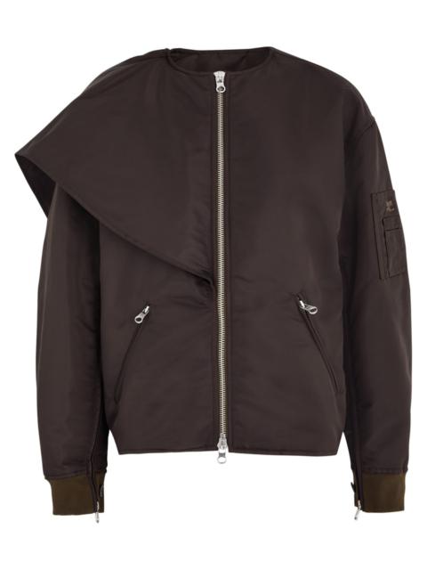 Courrèges Knot Padded Nylon Bomber Jacket