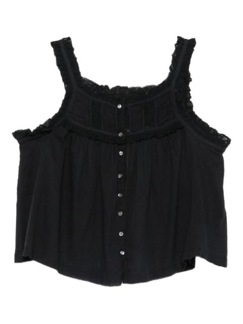 DÔEN Fidella cropped blouse
