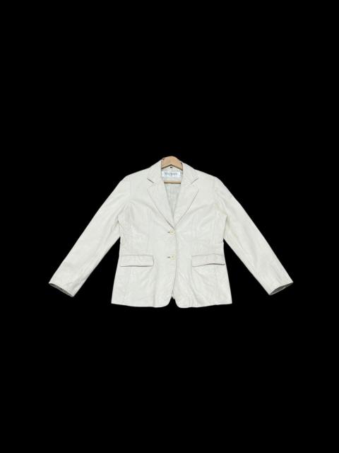 Balmain 🔥 Vintage Balmain Sheepskin Leather Button Jacket Blazer 🔥