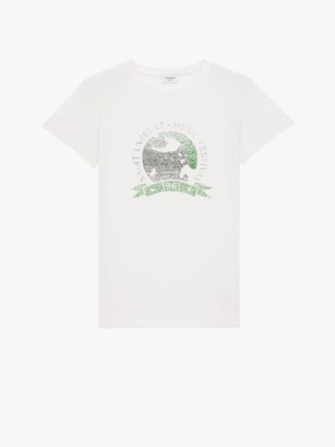 SAINT LAURENT Saint Laurent "saint Laurent Music Festival" T-shirt