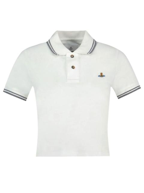 Vivienne Westwood Mini Classic Polo Shirt With Orb Embroidery Women
