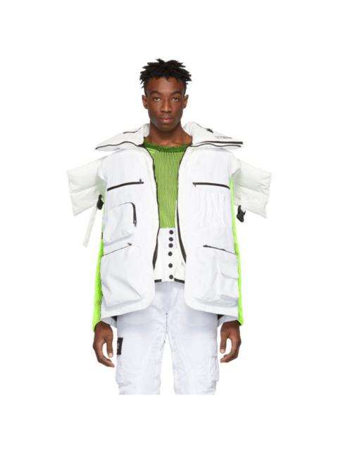 Other Designers Colmar A.G.E. by Shayne Oliver White Utility Vest #6509-70