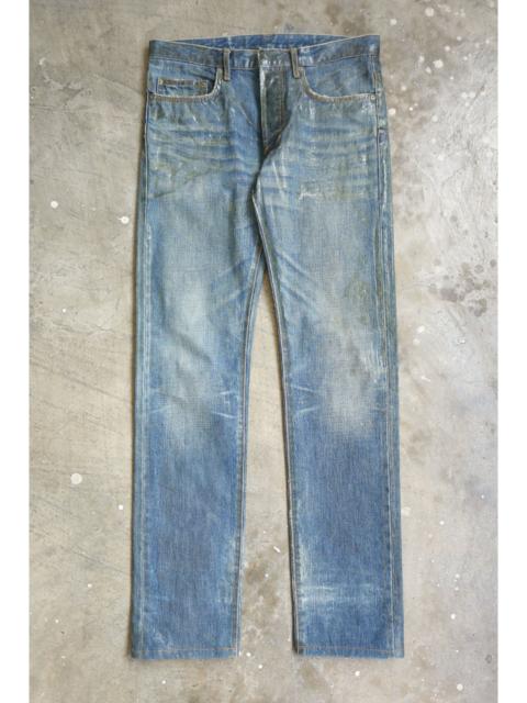 Dior Dior - HS - F/W 06 - "Luster" Waxed Clawmark Denim Jean