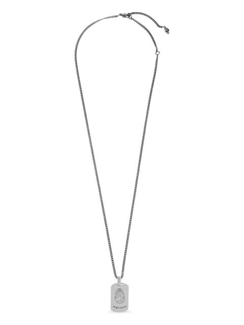 Alexander McQueen Alexander Mcqueen Engraved-logo Necklace