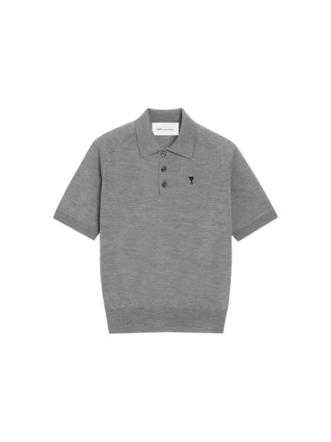 AMI Paris Ami Paris Grey Polo Shirts Men