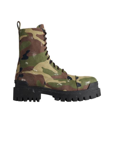Balenciaga Strike 20mm Boot 'Dark Green Camo'