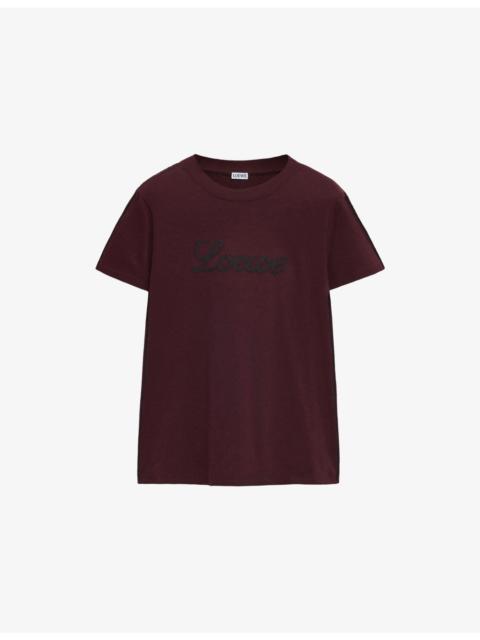 Loewe Brand-Print Relaxed-Fit Cotton-Jersey T-Shirt