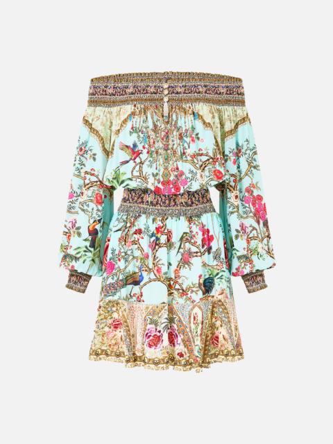 CAMILLA OFF SHOULDER SHORT DRESS