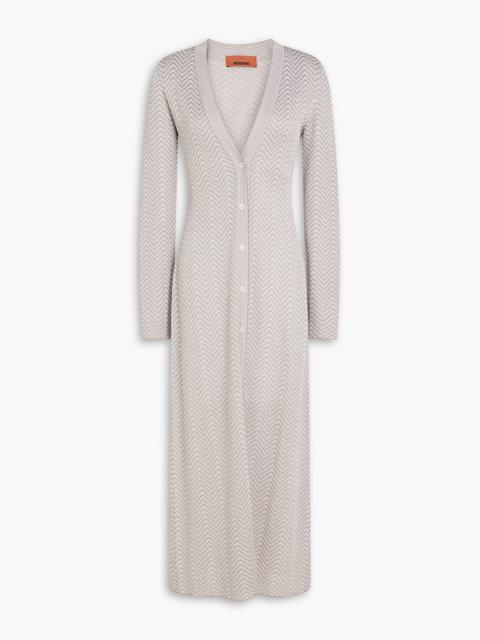 Missoni Metallic crochet-knit cardigan