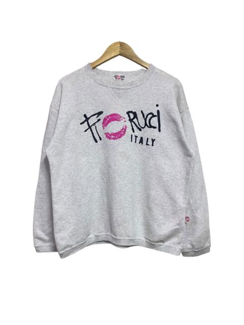 Other Designers Fiorucci Lips Sweatshirt Embroidery