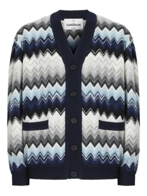 Missoni Missoni Men Chevron Pattern Cardigan