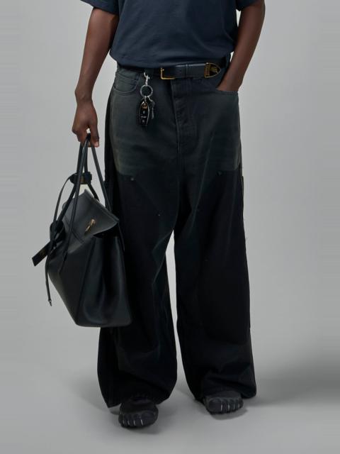 BALENCIAGA Ripped Off Baggy Pants