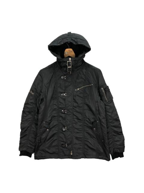 Other Designers VON DUTCH BLACK PARKA / HOODIE JACKET #5216-180