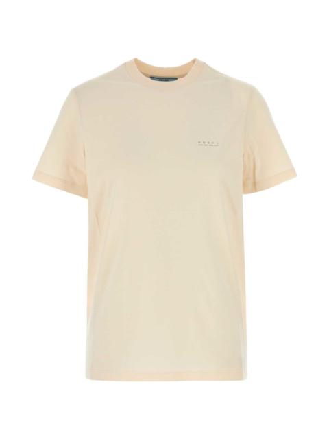 Prada Sand Cotton T-shirt