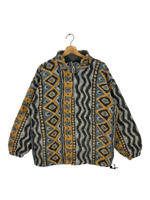 Other Designers Vintage - Vintage 90s Espero Fleece Half Zip Sweatshirt M Size