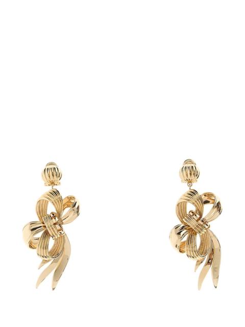 Miu Miu Miu Miu Women Gold Metal Earrings