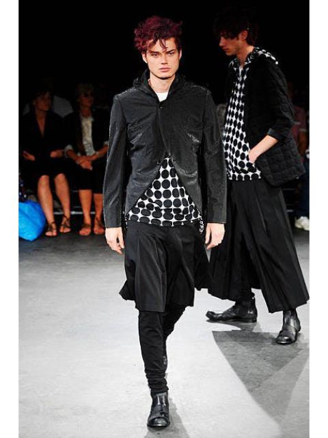 Comme des Garçons Homme Plus SS09 Runway Polka Dot T Shirt