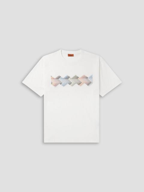 Missoni Embroidered cotton-jersey T-shirt