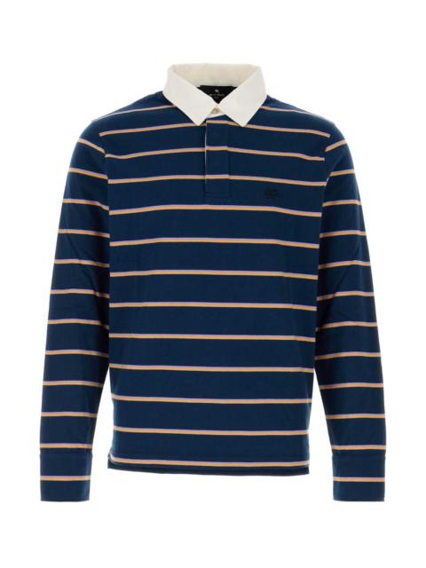 Etro Etro Men Embroidered Cotton Polo Shirt