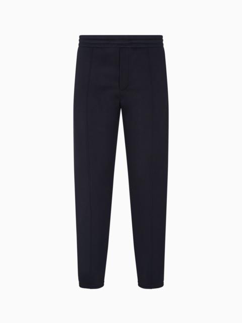 EMPORIO ARMANI TRAVEL ESSENTIALS DOUBLE-JERSEY JOGGERS