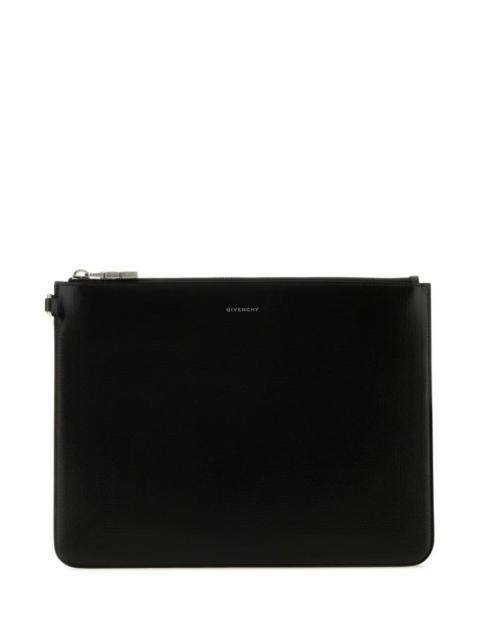 Givenchy Man Black Leather Clutch