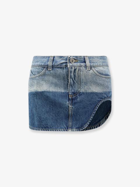 THE ATTICO The Attico Denim Mini Skirt Blue Women