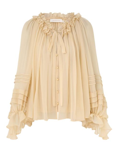 Zimmermann REBELLION CORDED BLOUSE