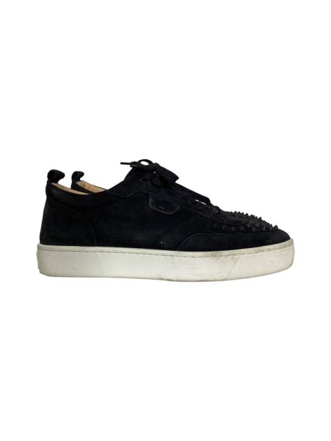 Christian Louboutin Christian Louboutin Men's Suede Happyrui Spiked Sneaker (Authentic Pre-Loved)