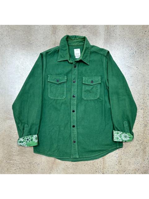 visvim Visvim 18AW Black Elk Flannel Shirt (Bandana Print / Reversible Cuff Detail)