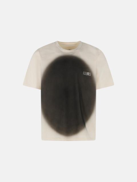 MM6 Maison Margiela IVORY WHITE COTTON T-SHIRT