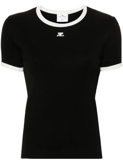 courrèges Courreges Women "Signature Contrast" T-Shirt
