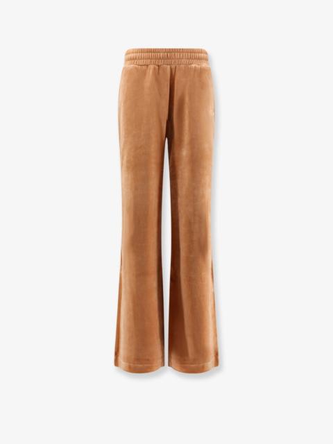 Chloé Chloe Velvet Joggers Trousers Orange Women