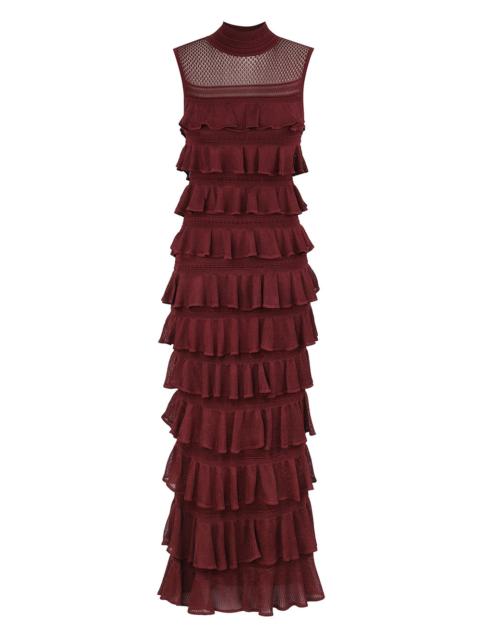 Zimmermann REBELLION FRILL MIDI DRESS