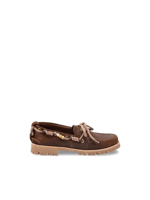 Golden Goose Golden Goose Brown Boat Shoes Men