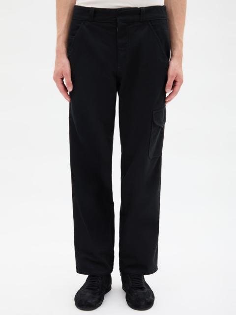 Ann Demeulemeester Vito Utility Straight Leg Cropped Trousers