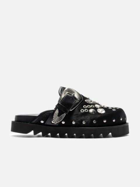 TOGA PULLA HBX EXCLUSIVE BLACK PONY MULE