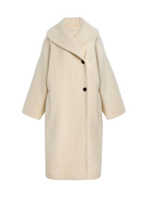 The Row Regino Wool Coat ivory