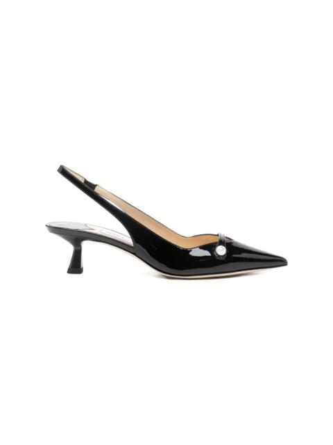 JIMMY CHOO Amita Patent Leather Pumps