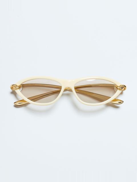 Bottega Veneta Knot Cat Eye Sunglasses