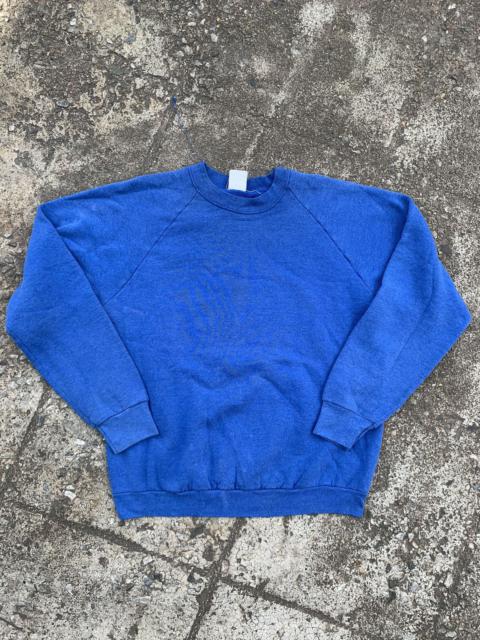 Other Designers Vintage 80s Blue Fruit of Loom Sweater