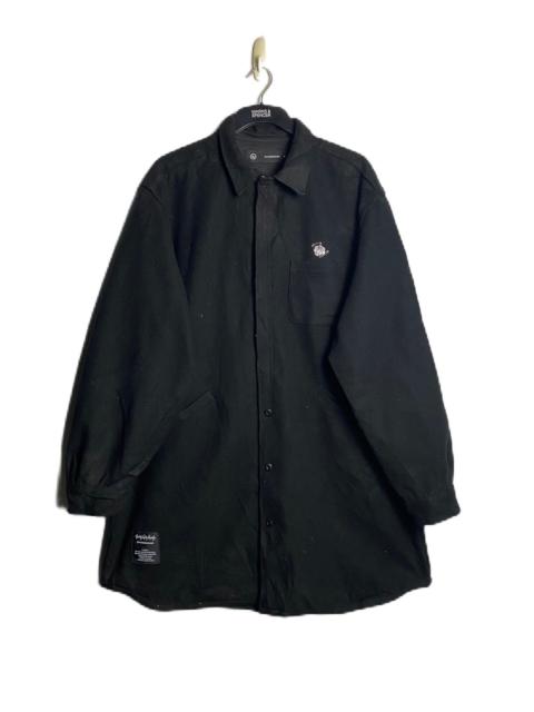 UNDERCOVER UNDERCOVER LONG JACKET ROSE EMBROIDERED OVERSIZED