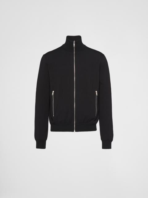 Prada Reversible wool and Re-Nylon jacket